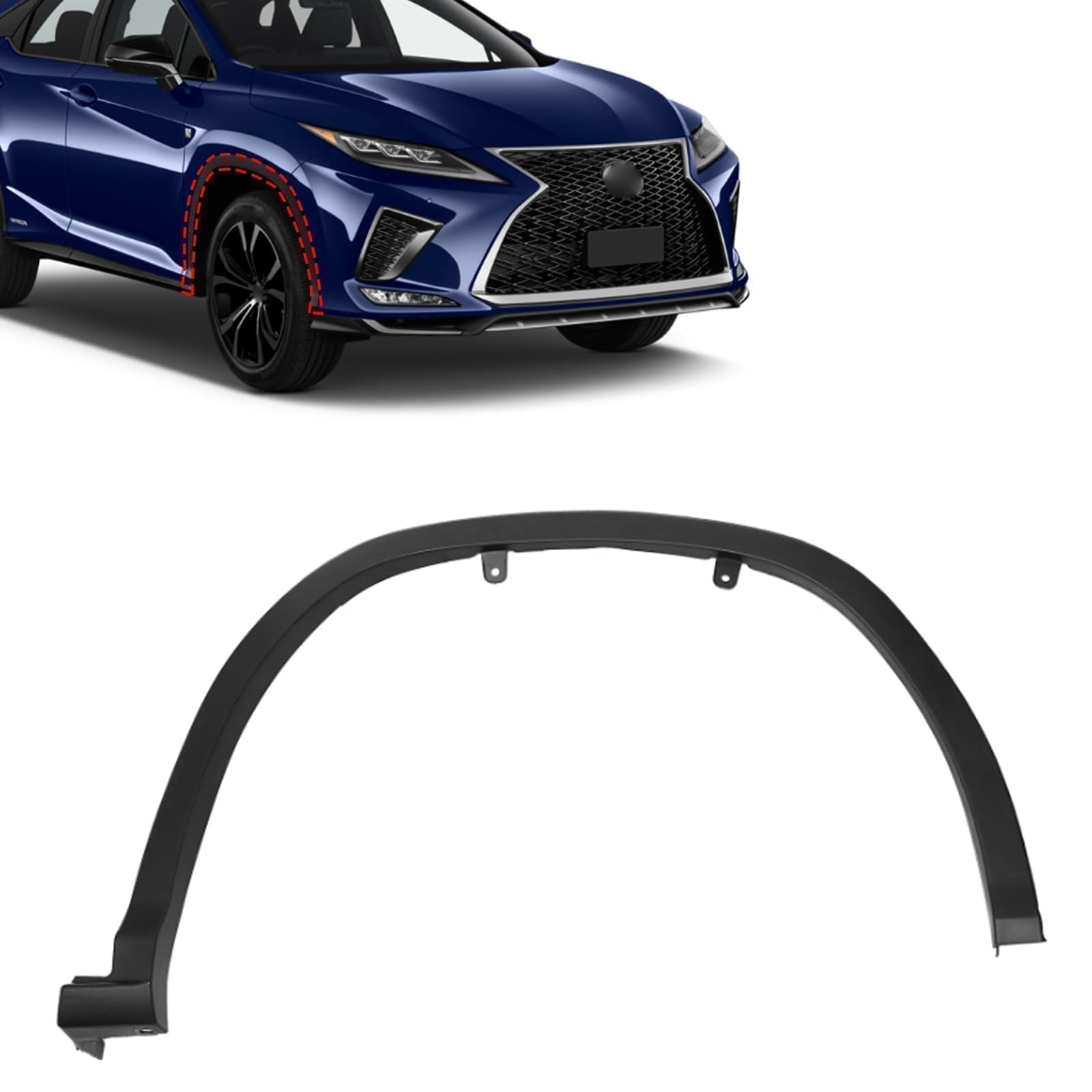 Amazon.com: SecosAutoparts Fender Flare Front Right Side
